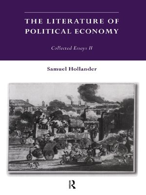 cover image of The Literature of Political Economy